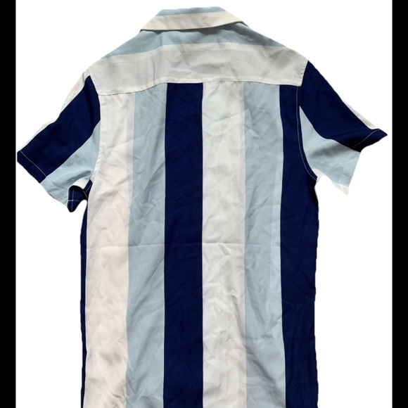 ASOS Design Striped Shirt Men’s XS Button Down - Picture 3 of 5